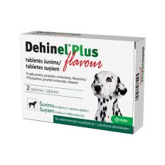 Dehinel Plus garšīgās tabletes suņiem, 2 gab.