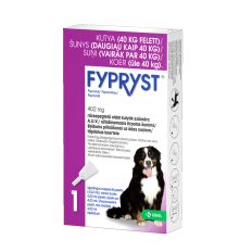 Fypryst 402mg pilināšanai uz ādas suņiem (40kg+), 1 gab.