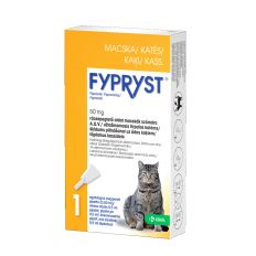 Fypryst 50mg pilināšanai uz ādas kaķiem, 1 gab.