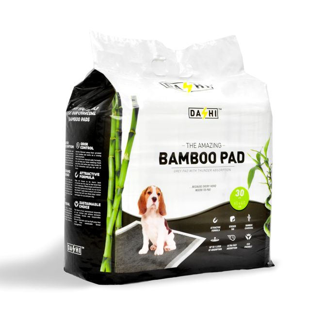 Uzsūcošie paladziņi BAMBOO, 60x40cm, 30 gab.