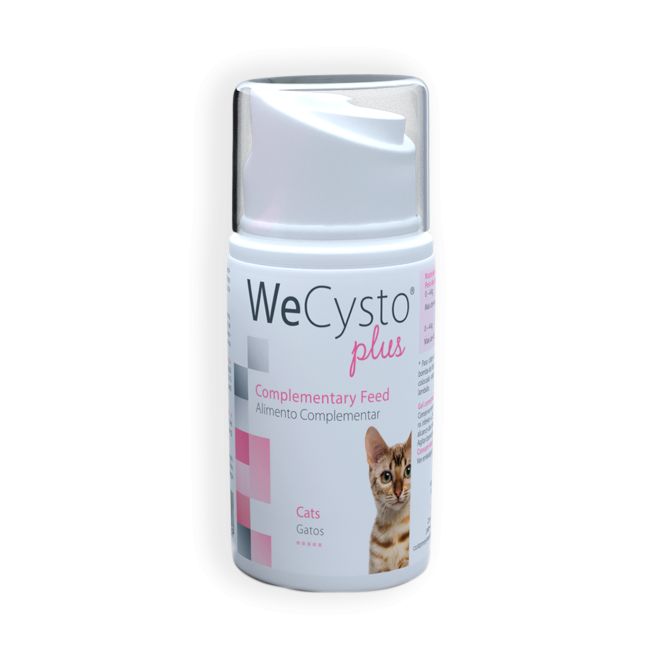 WeCysto Plus gēls urīnpūšļa veselībai kaķiem un suņiem, 50ml