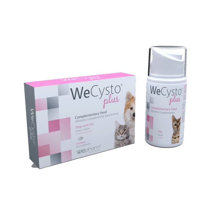 WeCysto Plus tabletes urīnpūšļa veselībai suņiem un kaķiem, 30 gab.