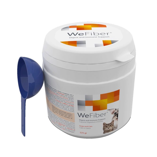 WeFiber šķiedrvielu pulveris suņiem un kaķiem, 225g