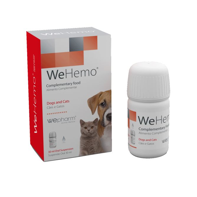 WeHemo suspensija suņiem un kaķiem anēmijas gadījumos, 30ml