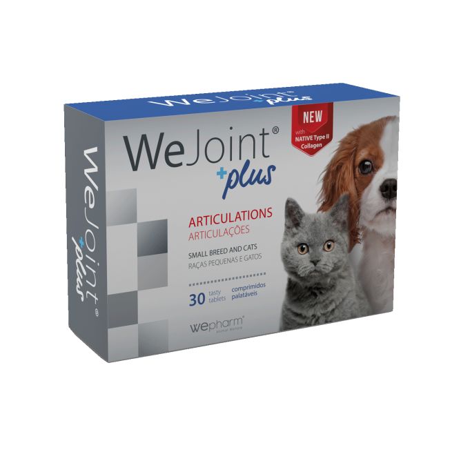 WeJoint Plus tabletes mazo šķirņu suņiem un kaķiem, 30 gab.