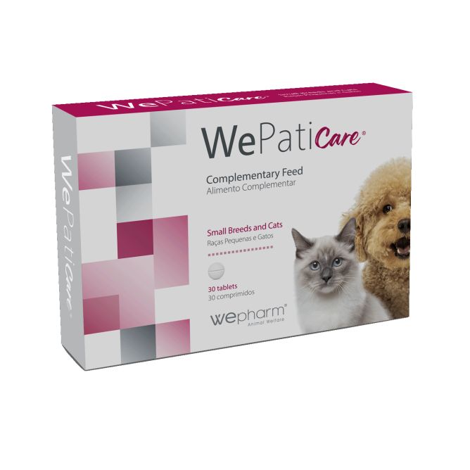 WePati Care aknu veselībai mazo šķirņu suņiem un kaķiem, 30 tabl.