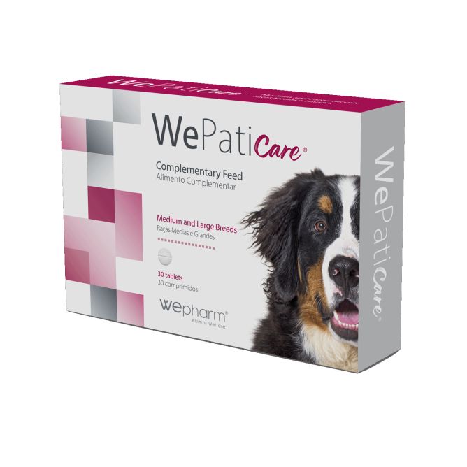 WePati Care aknu veselībai vidējo un lielo šķirņu suņiem, 30 tabl.