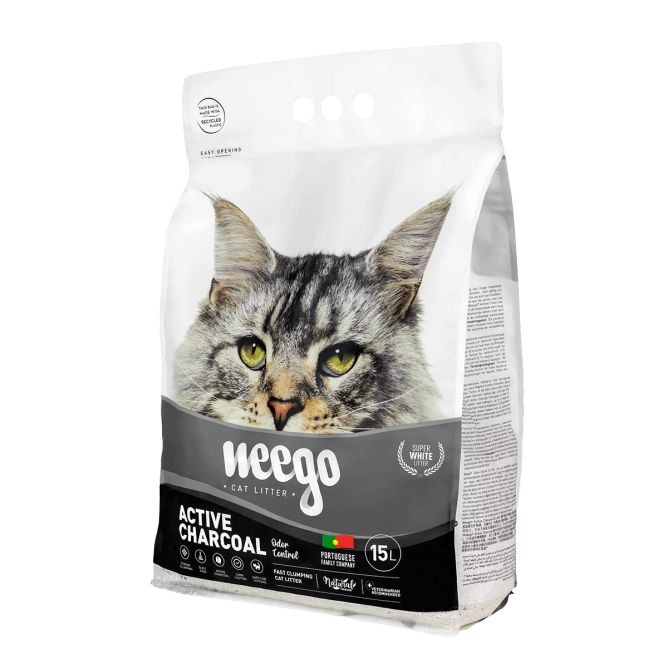 Kaķu pakaiši ACTIVE CHARCOAL 15L