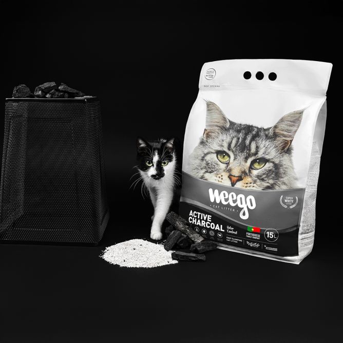 Kaķu pakaiši ACTIVE CHARCOAL 5L