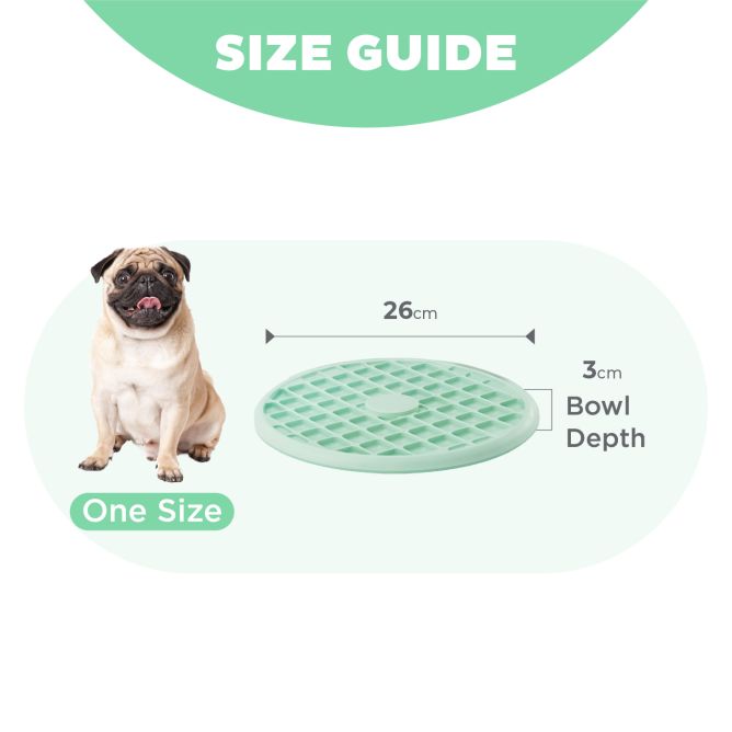 Lēnēšanas bļoda brahiocefāliskām suņu šķirnēm Fun Feeder Slo Tray