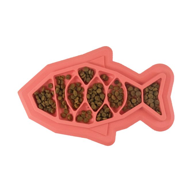 Lēnēšanas bļoda kaķiem Fishie Fun Feed Mat