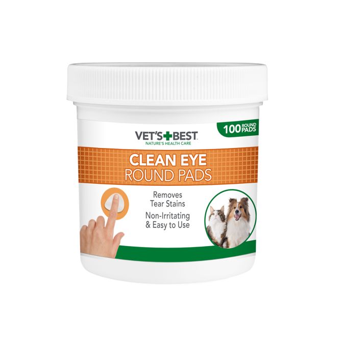 Mitrās salvetes-uzpirksteņi acu zonas tīrīšanai suņiem un kaķiem, 100 gab.