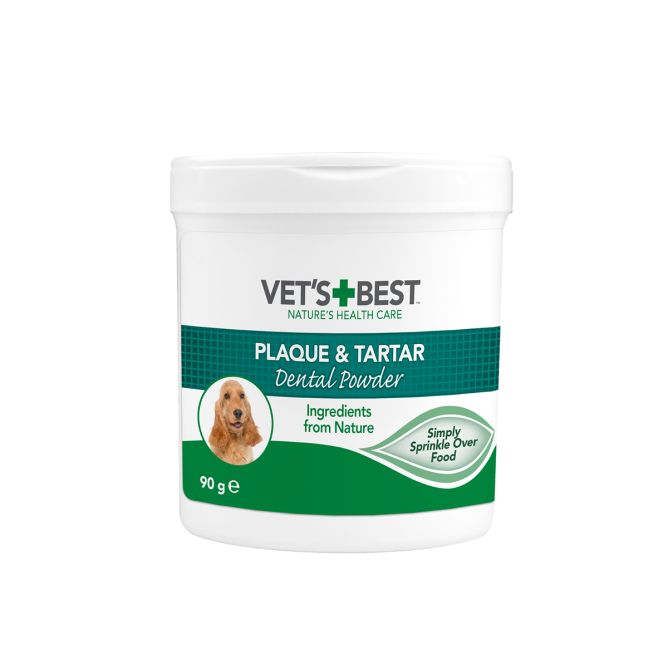 Plaque & Tartar zobu pulveris suņiem, 90 g