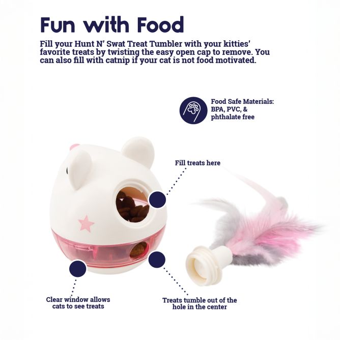 Puzle kaķiem Hunt N Swat Treat Tumblers