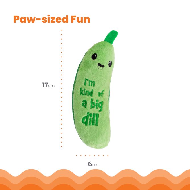 Rotaļlieta kaķiem Crunchy Pickle Kicker