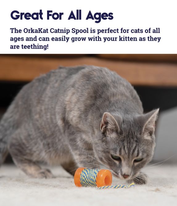 Rotaļlieta kaķiem Orkakat Catnip Infused Spool