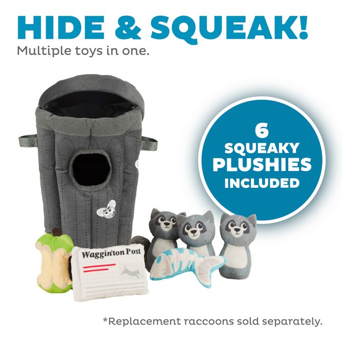 Rotaļlieta suņiem Hide A Raccoon