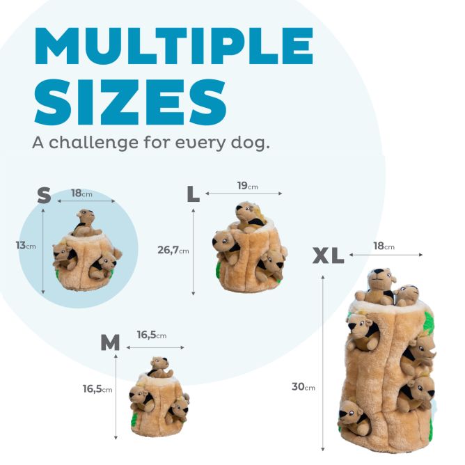 Rotaļlieta suņiem Hide A Squirrel, L