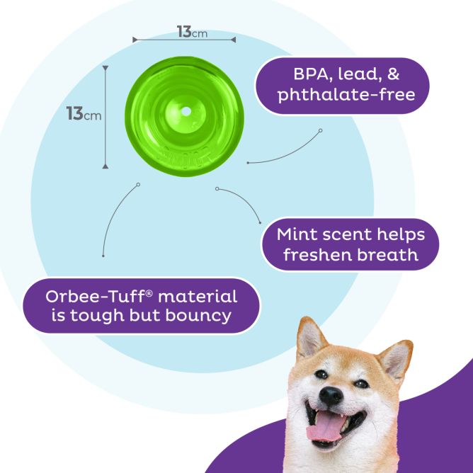 Rotaļlieta suņiem Snoop, zaļa, L