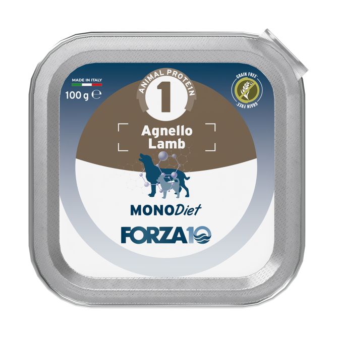 Forza10 MONODIET pastēte suņiem ar jēru, 100 g
