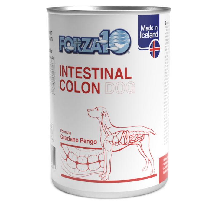 Forza10 Active VetDiet konservi suņiem Intestinal Colon ar zivi, 390g