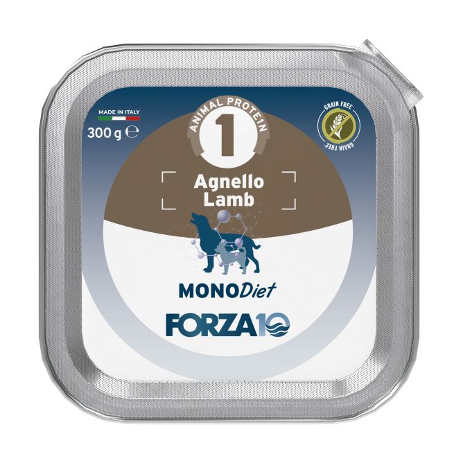 Forza10 MONODIET mitrā barība suņiem, jērs, 300g