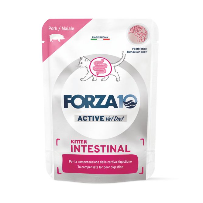 Forza10 Active VetDiet Kitten INTESTINAL mitrā barība kaķēniem, 80 g