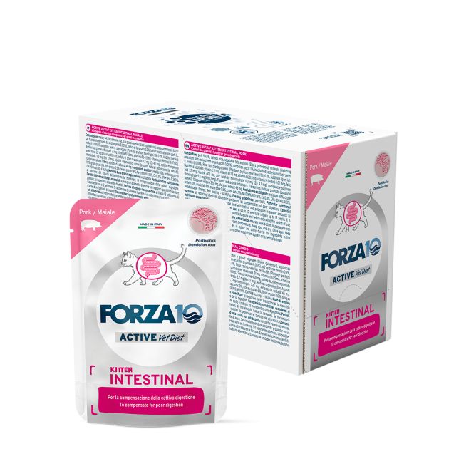 Forza10 Active VetDiet Kitten INTESTINAL mitrā barība kaķēniem, 80 g