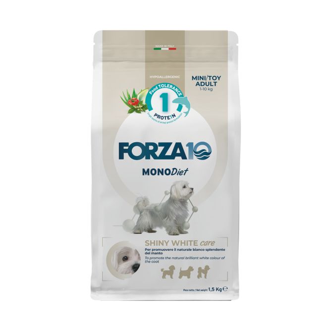 Forza10 Monodiet Mini/Toy Shiny White Care, 1,5kg