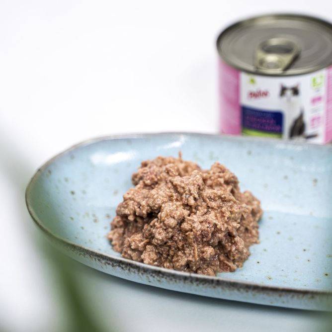 Prins NatureCare Cat Chicken&Salmon mitrā barība kaķiem, 200g