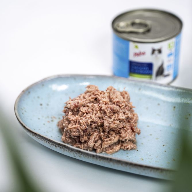 Prins NatureCare Cat Chicken&Shrimps mitrā barība kaķiem, 200g