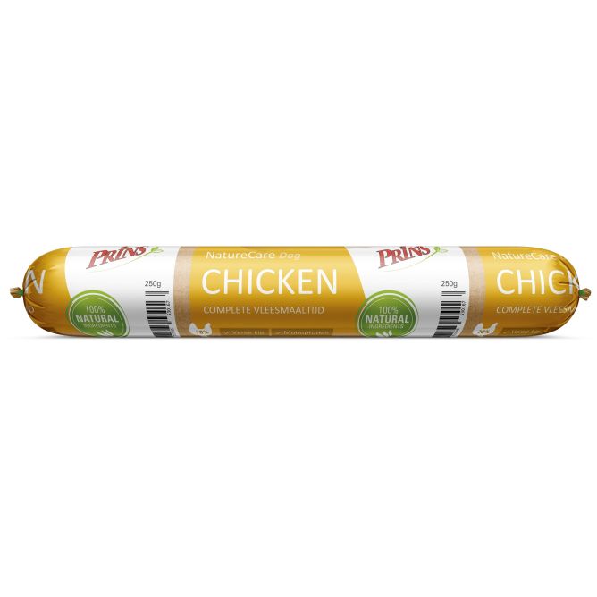 Prins NatureCare Dog Chicken mitrā barība suņiem, 250g