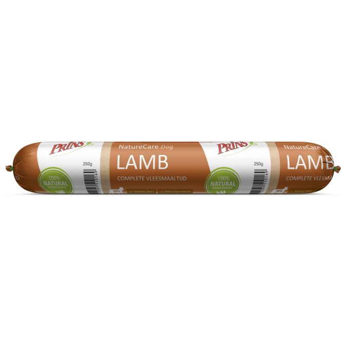 Prins NatureCare Dog Lamb mitrā barība suņiem, 250g