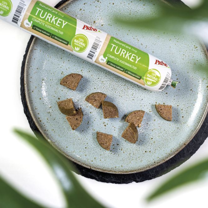 Prins NatureCare Dog Turkey mitrā barība suņiem, 250g