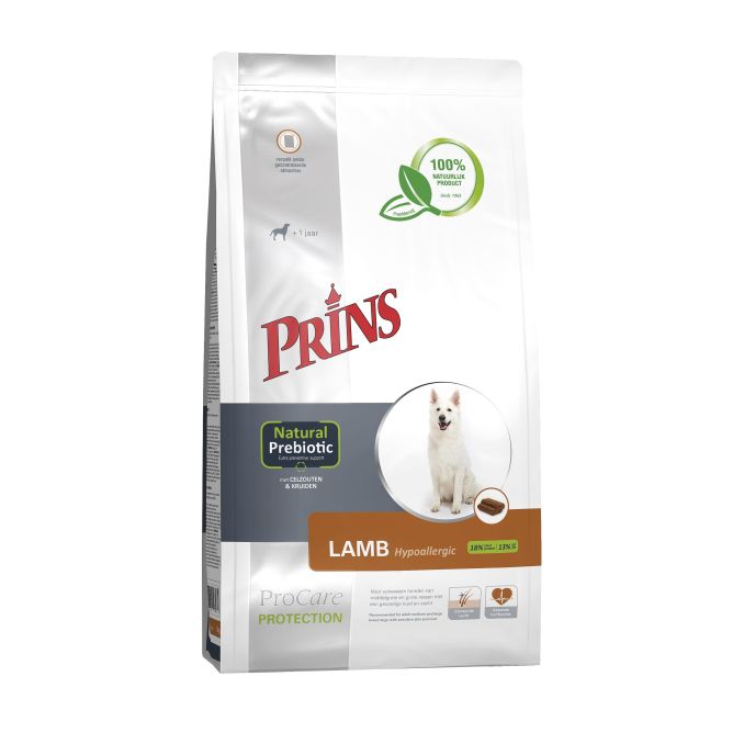 Prins ProCare Protection Lamb Hypoallergic sausā barība suņiem, 20 kg