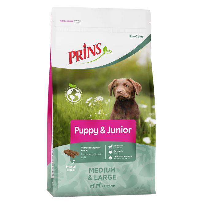 Prins ProCare Puppy& Junior sausā barība kucēniem, 12kg