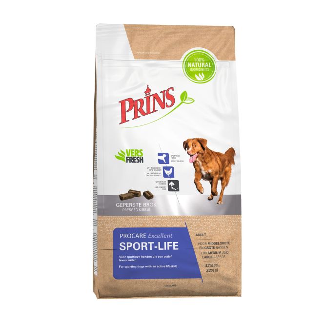 Prins ProCare Sport-Life Excellent  sausā barība suņiem, 15 kg