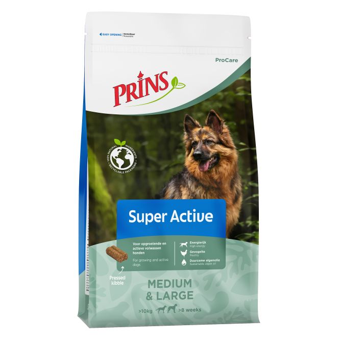 Prins ProCare Super Active sausā barība suņiem, 12kg