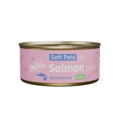 Prins Soft Pate Lasis un vista, mitrā barība kaķiem, 70g