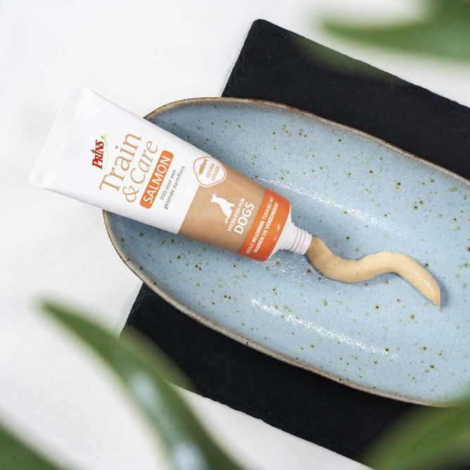 Prins Train&Care Dog kāruma krēms ar lasi suņiem, 75g