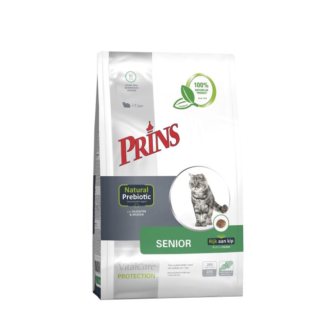 Prins VitalCare Protection Senior sausā barība kaķiem, 1,5kg