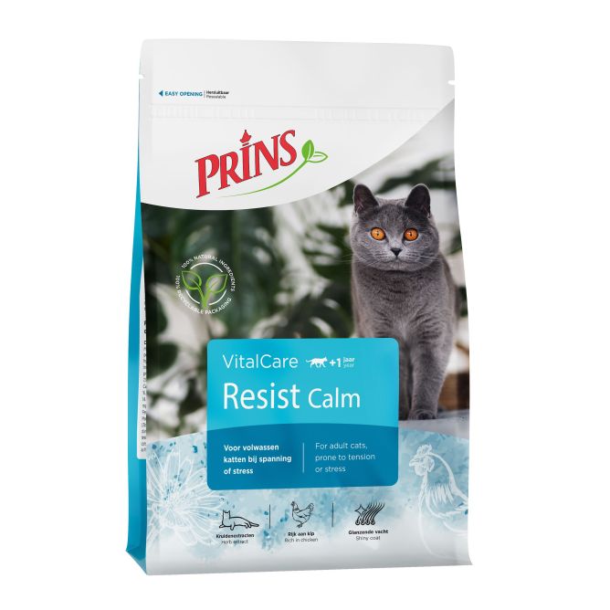 Prins VitalCare Resist Calm sausā barība kaķiem, 10kg