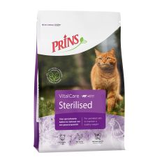 Prins VitalCare Sterilised sausā barība kaķiem, 10kg