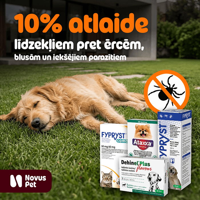 NovusPet bezmaksas piegāde martā